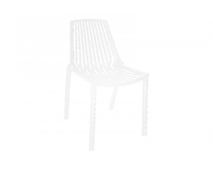 LeisureMod Acken Mid-Century Modern Plastic Dining Chair