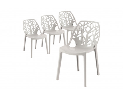 LeisureMod Modern Cornelia Dining Chair (Set Of 4)