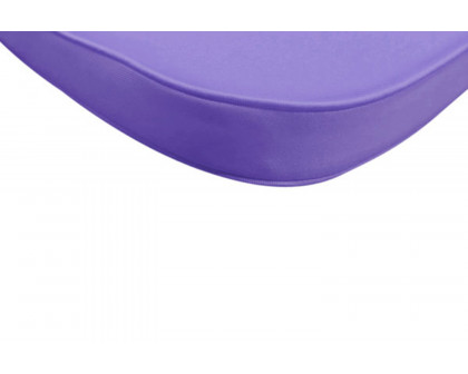 LeisureMod Modern Dining Chair Cushion Pads - Purple