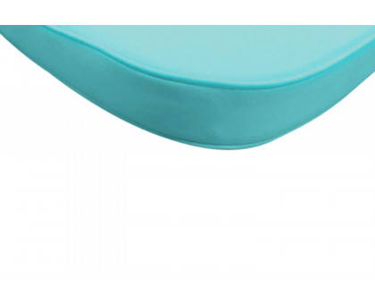 LeisureMod Modern Dining Chair Cushion Pads - Teal