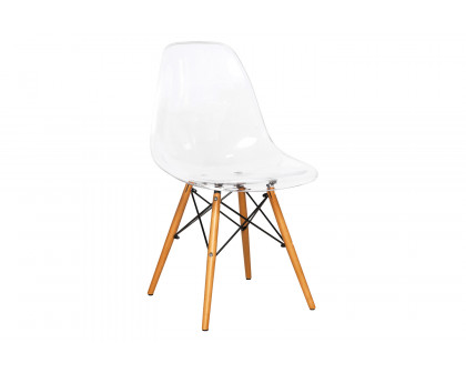 LeisureMod Dover Molded Side Chair