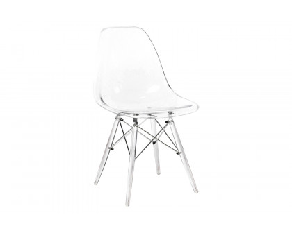 LeisureMod Dover Molded Side Chair