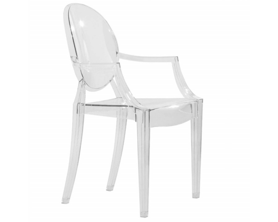 LeisureMod - Carroll Modern Acrylic Dining Side Chair