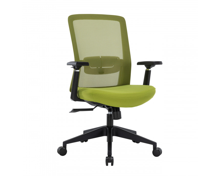 LeisureMod Ingram Office Chair with Seat Cover