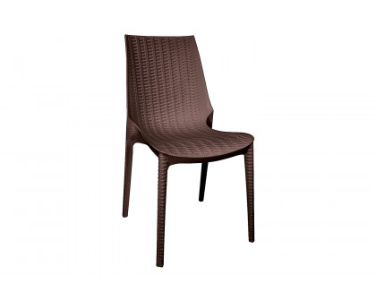 LeisureMod Kent Outdoor Dining Chair