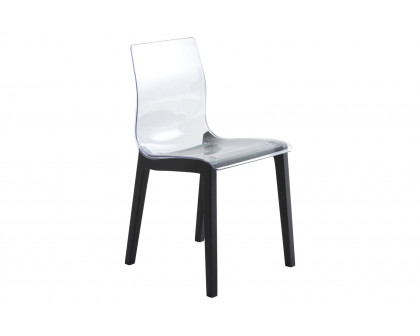 LeisureMod Marsden Modern Dining Side Chair With Beech Wood Legs