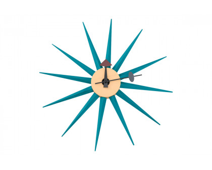 LeisureMod Maxi Modern Design Metal Star Silent Non-Ticking Wall Clock