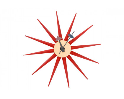 LeisureMod Maxi Modern Design Metal Star Silent Non-Ticking Wall Clock