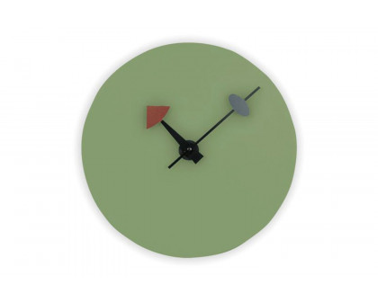 LeisureMod Manchester Modern Round Silent Non-Ticking Wall Clock