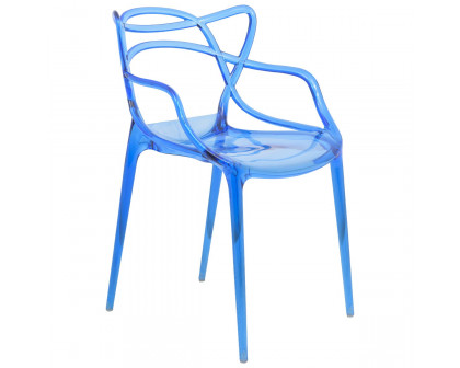 LeisureMod Milan Modern Wire Design Chair