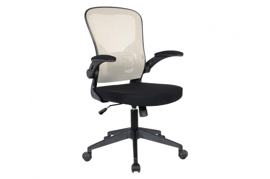 LeisureMod™ Newton Mesh Office Chair - Beige