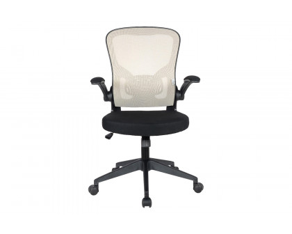 LeisureMod™ Newton Mesh Office Chair - Beige