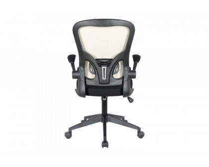 LeisureMod™ Newton Mesh Office Chair - Beige