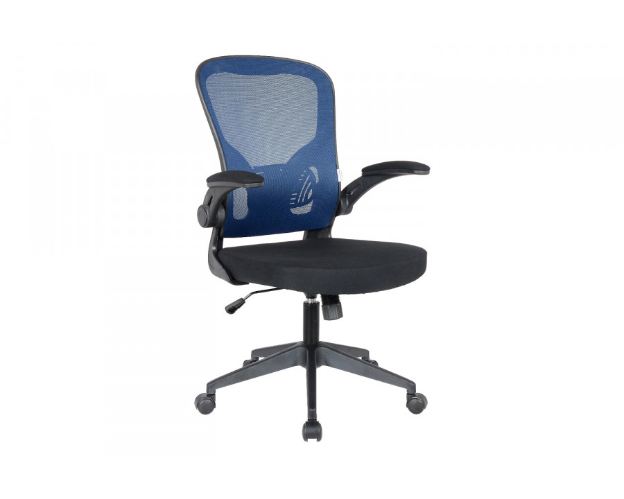 LeisureMod Newton Mesh Office Chair - Royal/Blue