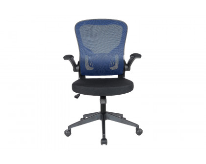 LeisureMod Newton Mesh Office Chair - Royal/Blue