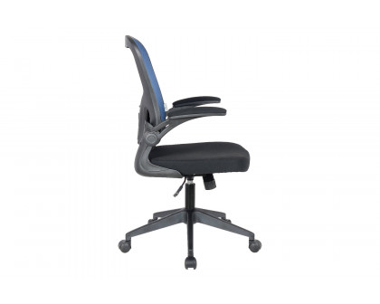 LeisureMod Newton Mesh Office Chair - Royal/Blue