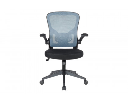 LeisureMod Newton Mesh Office Chair - Gray