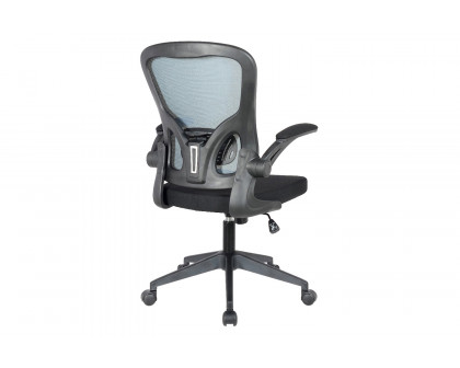 LeisureMod Newton Mesh Office Chair - Gray