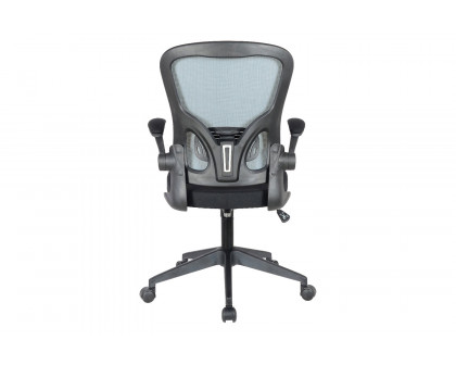 LeisureMod Newton Mesh Office Chair - Gray