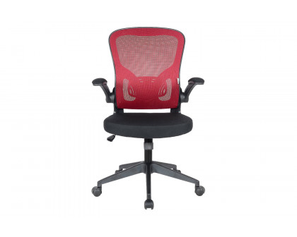 LeisureMod™ Newton Mesh Office Chair - Red