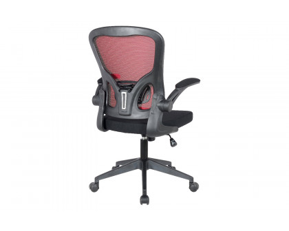 LeisureMod™ Newton Mesh Office Chair - Red