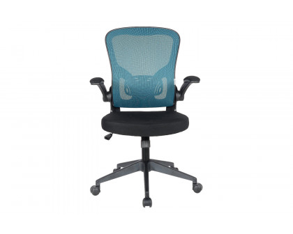 LeisureMod Newton Mesh Office Chair - Teal