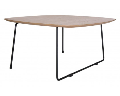 LeisureMod - Pemborke Mid Century Modern Square Coffee Table