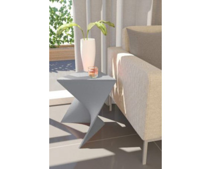 LeisureMod Randolph Modern Side End Table - Gray