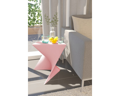 LeisureMod™ Randolph Modern Side End Table - Pink