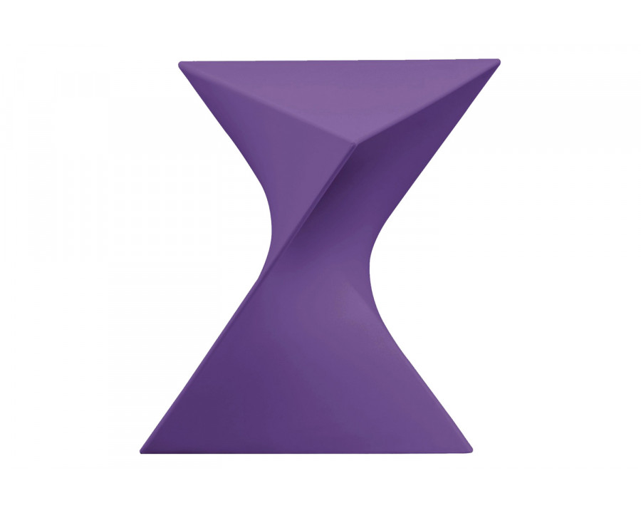 LeisureMod Randolph Modern Side End Table - Purple