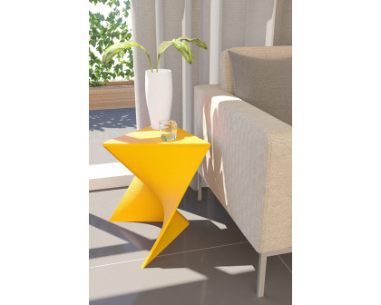 LeisureMod Randolph Modern Side End Table - Yellow