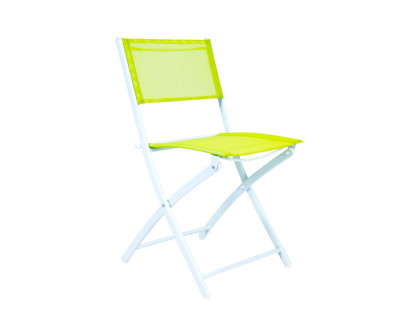 LeisureMod Sling Modern Bistro Dining Set - Green