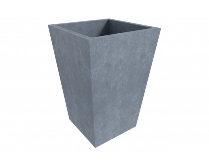 LeisureMod Serene Modern Fiberstone and Clay Planter