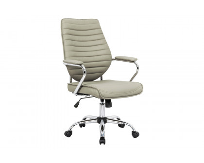 LeisureMod Winchester Leatherette Office Chair