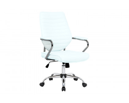 LeisureMod Winchester Leatherette Office Chair