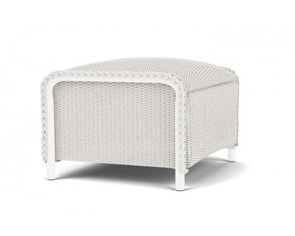 Lloyd Flanders™ Reflections Ottoman, Padded - White