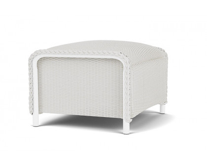 Lloyd Flanders™ Reflections Ottoman, Padded - Matte White