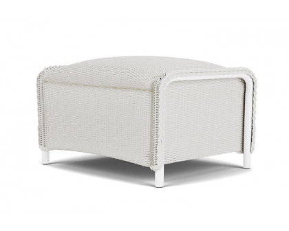 Lloyd Flanders™ Reflections Ottoman, Padded - Matte White