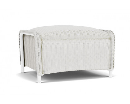 Lloyd Flanders™ Reflections Ottoman, Padded - Matte White