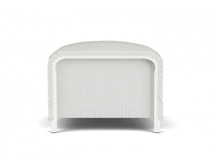 Lloyd Flanders™ Reflections Ottoman, Padded - Matte White