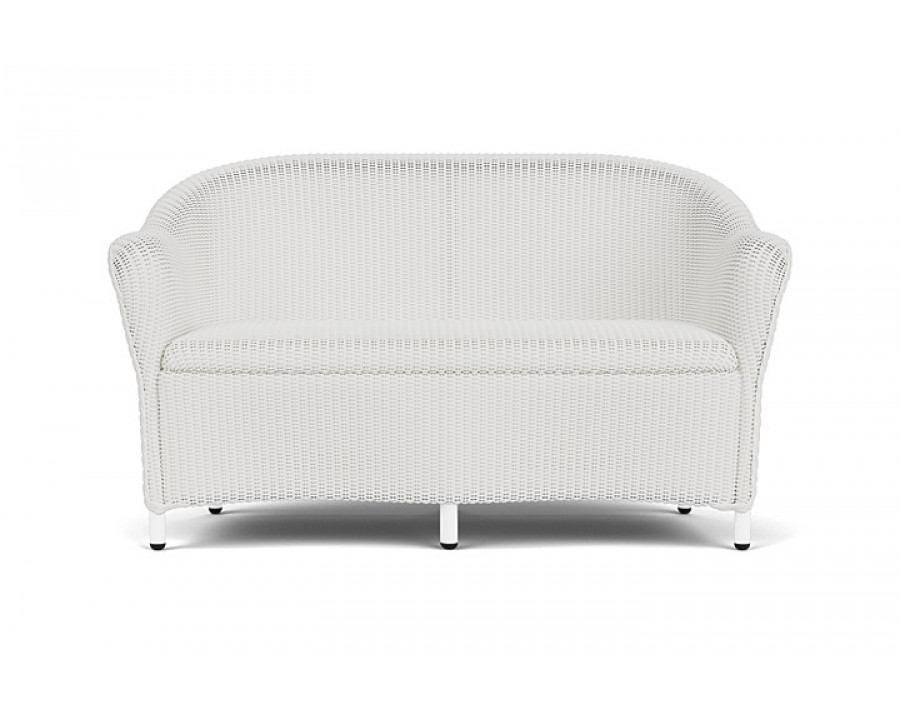 Lloyd Flanders™ Reflections Loveseat with Padded Seat - Matte White