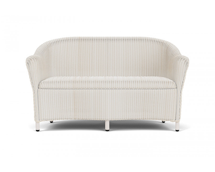 Lloyd Flanders™ Reflections Loveseat with Padded Seat - Antique White