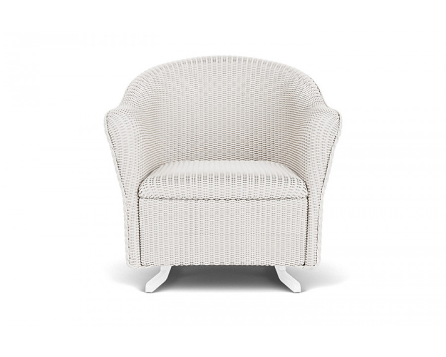 Lloyd Flanders™ Reflections Spring Rocker with Padded Seat - White