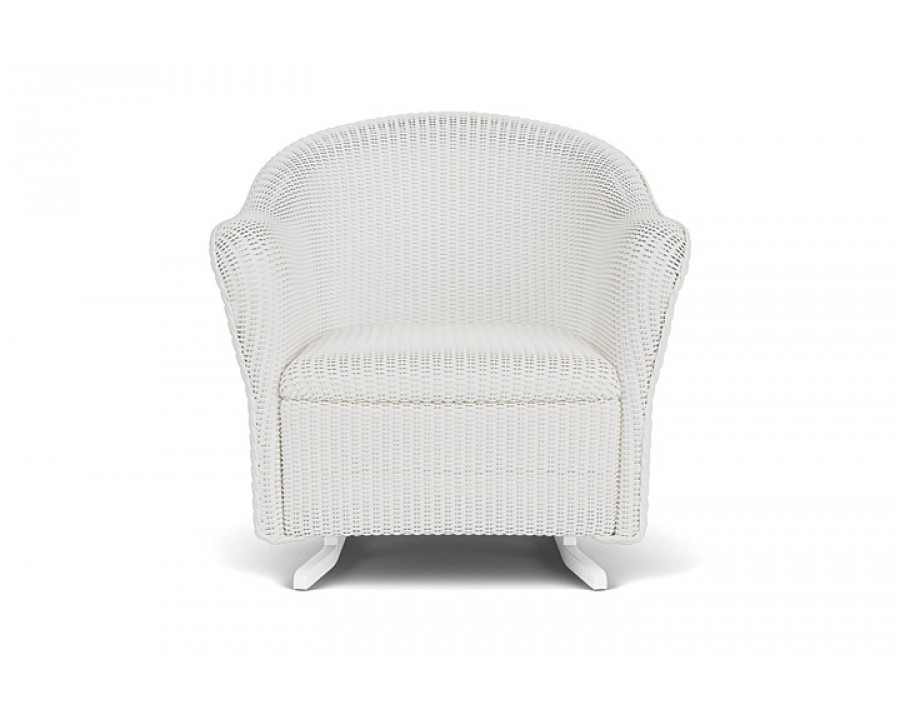 Lloyd Flanders™ Reflections Spring Rocker with Padded Seat - Matte White