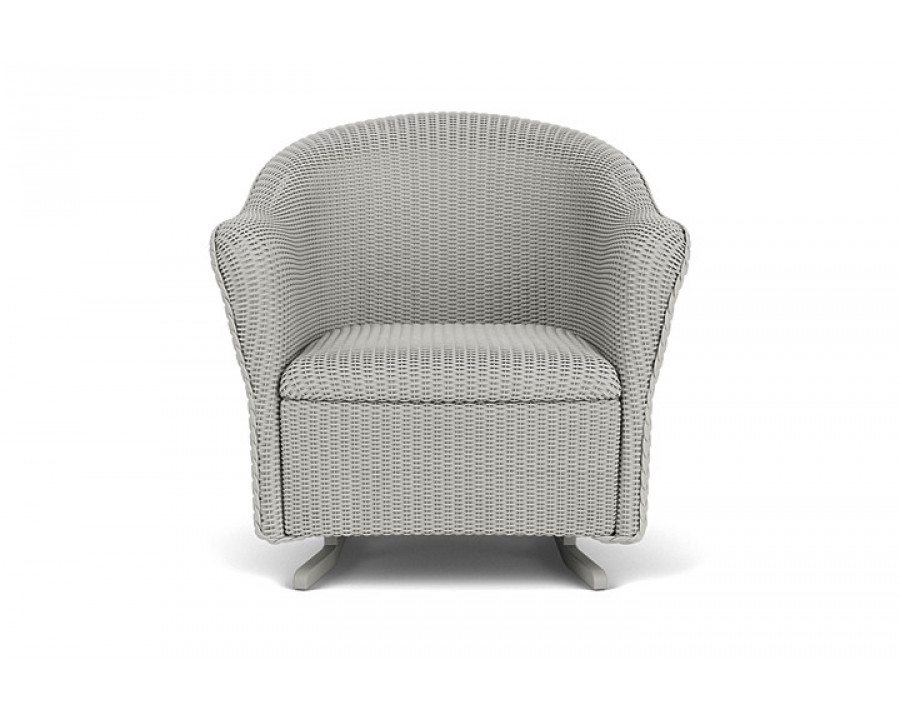 Lloyd Flanders™ Reflections Spring Rocker with Padded Seat - Platinum