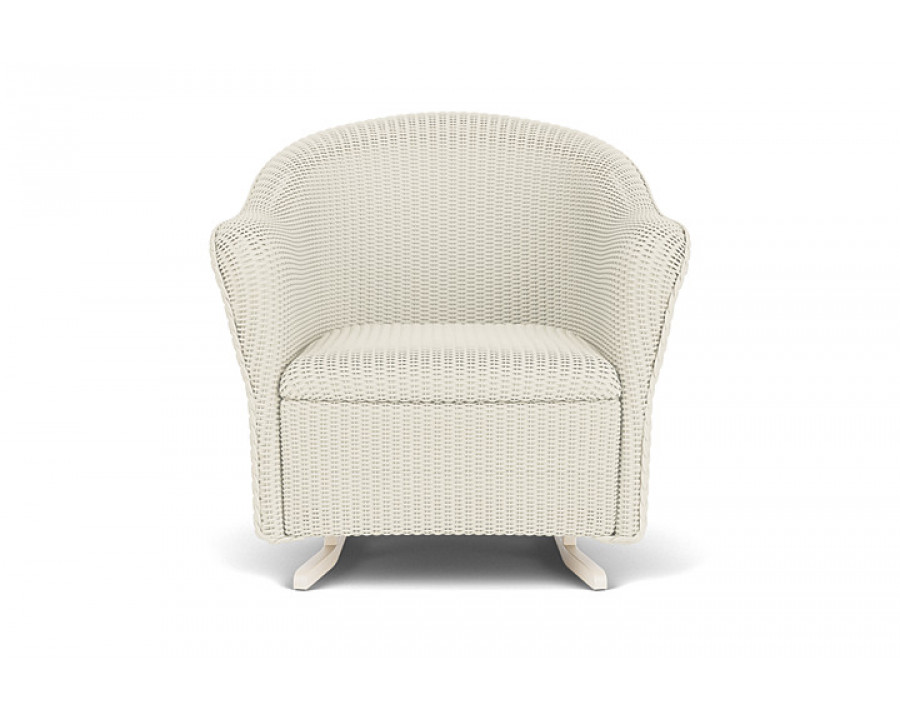 Lloyd Flanders™ Reflections Spring Rocker with Padded Seat - Ivory