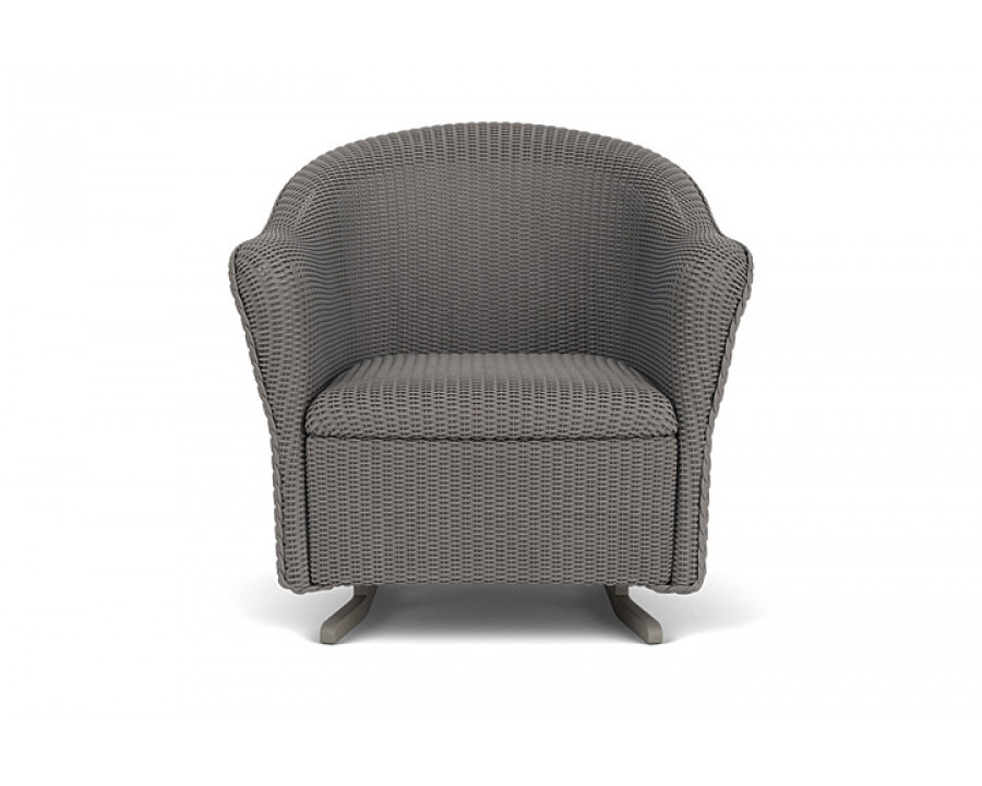 Lloyd Flanders™ Reflections Spring Rocker with Padded Seat - Pewter