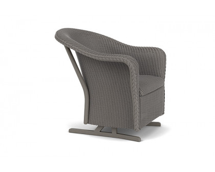 Lloyd Flanders™ Reflections Spring Rocker with Padded Seat - Pewter