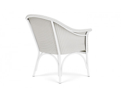 Lloyd Flanders™ All Seasons Lounge Chair - Matte White, Canvas Natural