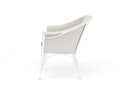 Lloyd Flanders™ All Seasons Settee - White, Canvas Natural